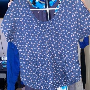 floral off the shoulder top